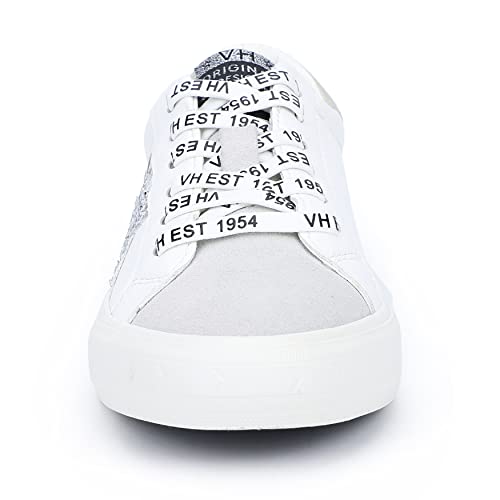 Image of VINTAGE HAVANA Grande Women's Fashion Sneakers White Silver Gold 6.5