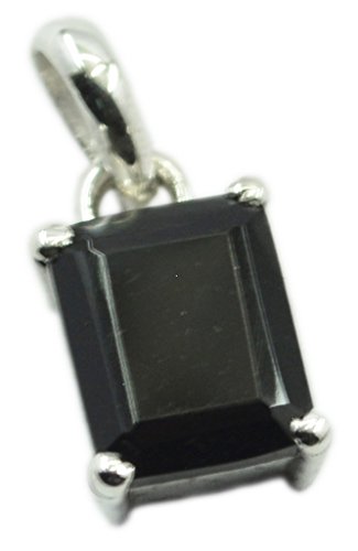 Pendentif argent sterling 925 noir RIYO pour sublimer votre tenue