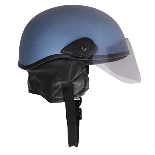 Image of Sage Square Multi-Purpose Half Helmet for Men, Women (Non-Motorized) (Metallic Blue Matte)