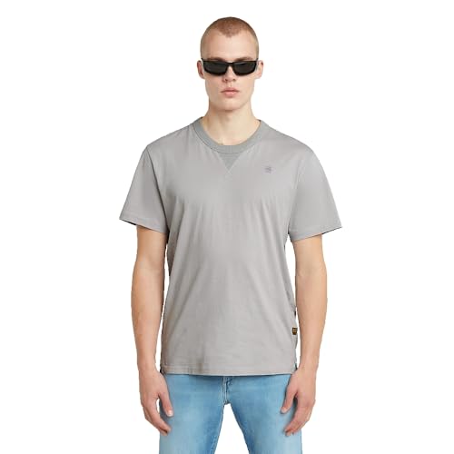G-Star Nifous T-Shirt, Camiseta para Hombre, Gris (Grey Alloy D24449-336-g276), L
