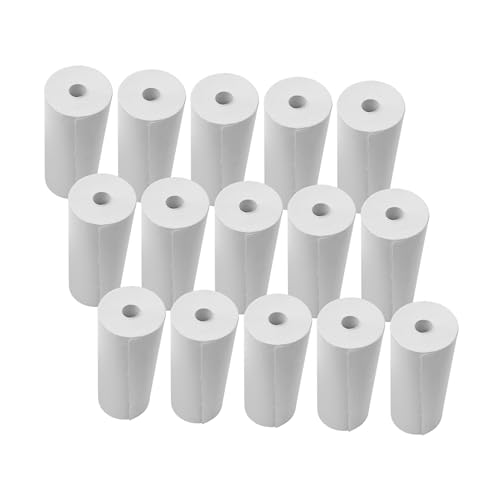 15 Rollos de Papel Térmico 80x30mm, Papel para Impresora de Recibos, Alta Nitidez, Larga Durabilidad, para Supermercados y Tiendas
