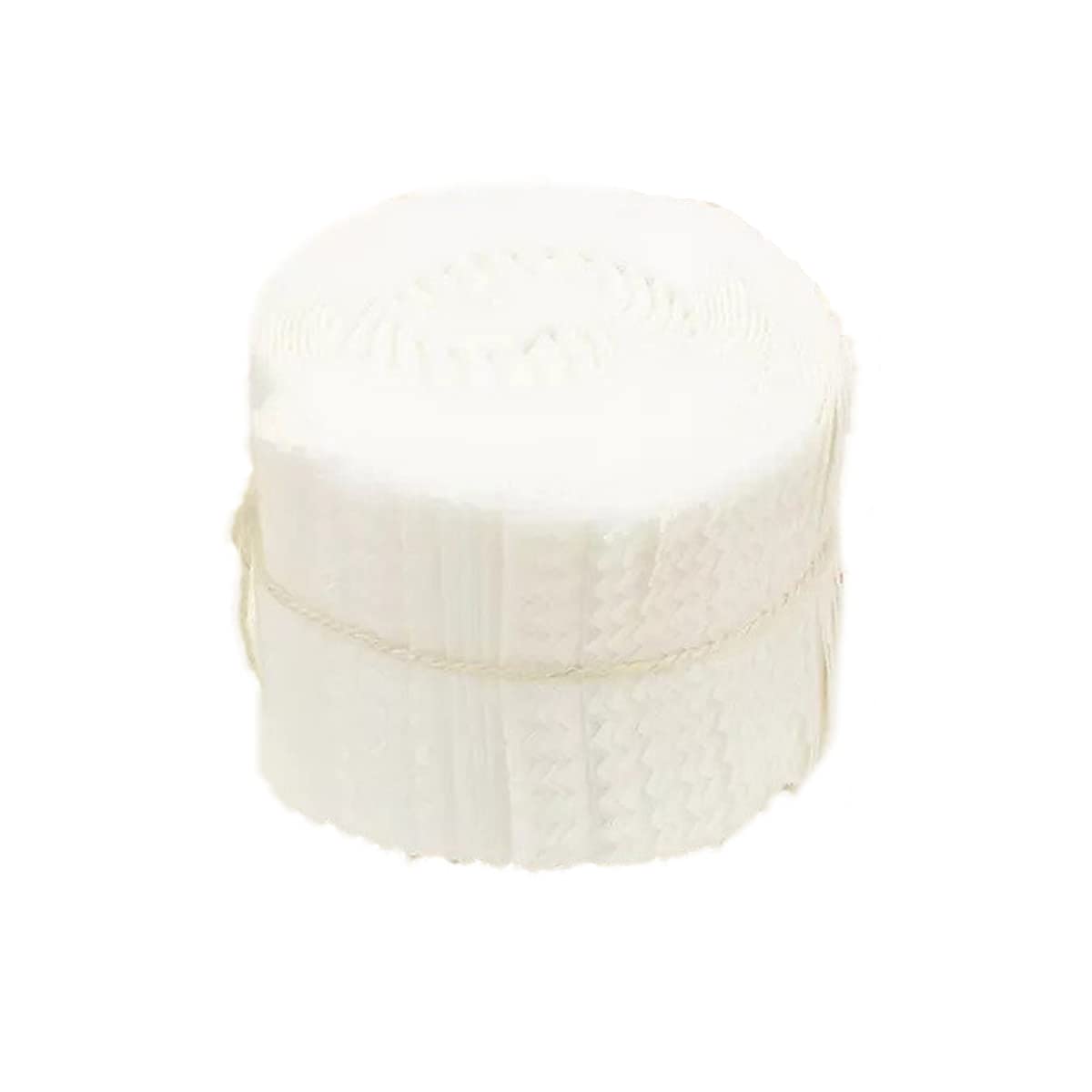 CraftsFabrics 20pcs 2.36 x 39.37'' 100% Cotton Pre-Cut Jelly Rolls Strips Fabric for Quilting, Scrapbooking, Sewing, Arts & Crafts, Patchwork, Collage (White)