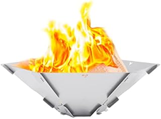 FENNEK Hexagon | The mobile fire pit made of stainless steel | Easy to dismantle and stick together | For camping, fishing vanlife and much more.