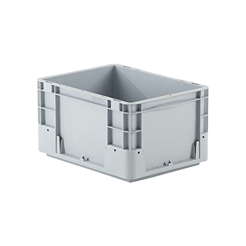 Provost Bac gerbable norme europe poignées fermées gris 20L - 40 x 30 x 22cm