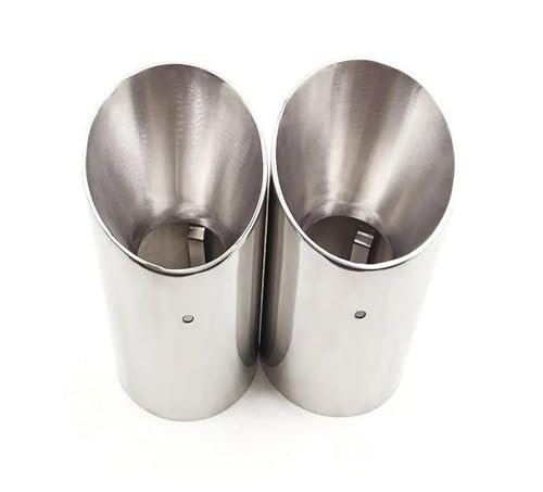 に適合する マツダ に適合する CX-5 KF 2012 2013 2014 2015 2016 2017 2018 2019 排気チップ テールパイプ マフラー ステンレススチール 車用マフラーカッター(Tip-mazda-silver)