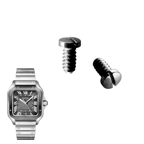 Watch Screw Replacement to Cartier Santos Fit Case Back Flathead Type (2.5 * 1.0 * 1.5mm)