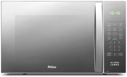 Micro-ondas Philco PMO42EB Jumbo Tira Odor 42L 1560W 127V Espelha...