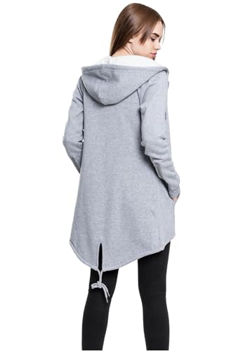 Urban Classics Damen Jacke Sweat Parka, Grau, XL, TB1075-00111-0054