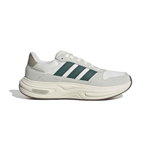 adidas Herren Cloudfoam Cuxxion Shoes, Off White/Collegiate Green/Orbit Grey, 41 1/3 EU – Ansicht 2