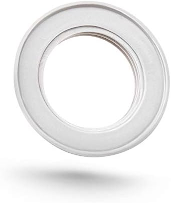 Lamp Shade Reducer Ring E27 Converter for for Lamp Holder Twist Plastic Lampshade Fitting Washer Adapter Ring, 5 pcs (White)