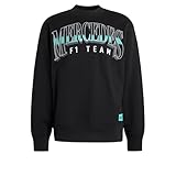 mercedes e55 amg w210 top speed French Terry adidas Herren-Sweatshirt, Team Formel 1, Mercedes – AMG Petronas Las Vegas, Schwarz/Weiß., Large