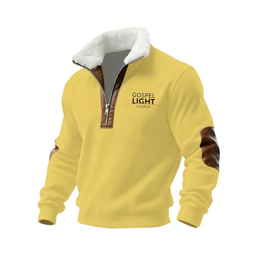 Pull col montant polaire homme finitions soignées imprimé drapeau USA