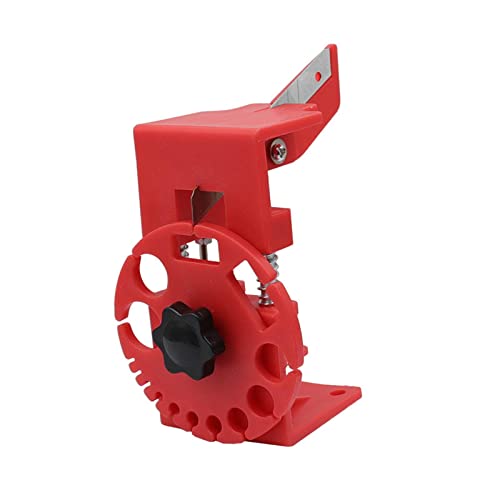 Image of Copper Wire Stripper 0.9mm~16mm Quick Stripping Machine for Copper Recycling Red|Manual Wire Stripper Tool | Adjustable Cable Stripping Machine for Electrical Wires | Portable Handheld Wire
