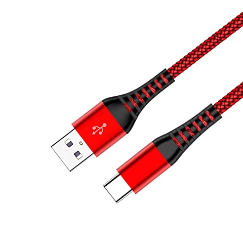 USB C Cable,2M 2Packc Type C Charger Fast Charging Cable Nylon USB Type C Lead for Samsung Galaxy S10 S20 S21 S22 FE S8 S9 Plus A12 A21s A20e A40 A41 A42 A50 A51 A70 A71,Huawei Google Pixel