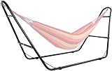 UEAKPIC Hammock Stand Only, 500 Pound Capacity Metal Hammock Stand 2 Person Heavy Duty Fit 9-13Ft Long Hammocks