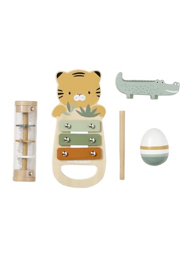 VERTBAUDET Set d'éveil Musical Tanzanie en Bois FSC® Bois TU