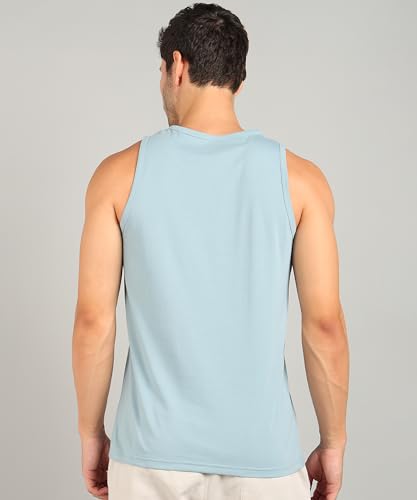 Image of Alan Jones Clothing Men's Cotton Sleeveless Regular Fit T-Shirt
