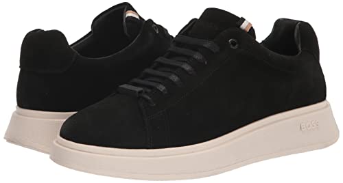 Image of BOSS Mens Suede Sneakers with Rubber Sole