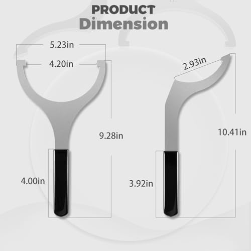 Image of 3.0 inch Spring Preload Spanner Wrench fit for Can-Am X3, Polaris RZR, and Yamaha YXZ UTVs Models with 3.0 inch Shock Body (for FOX 3-inch Shocks Body)