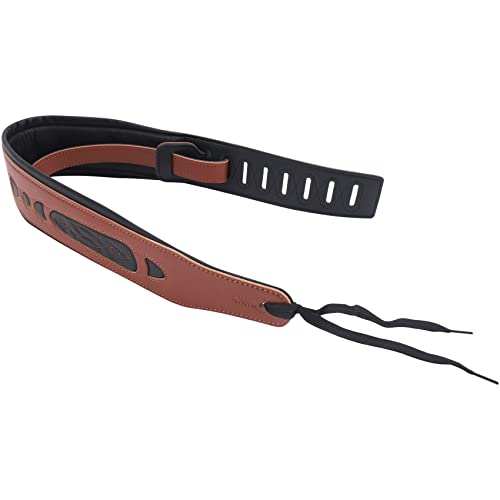 Yuikome Véritable Cuir de Bœuf Guitares Sangle pour Électrique Réglable Rembourré Couleur Browm - Les Beatles, Paul McCartney, John Lennon, RIngo Starr, George Harrison Yuikome Véritable Cuir de Bœuf Guitares Sangle pour Électrique Réglable Rembourré Couleur Browm