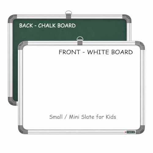 Image of YAJNAS 1x1 Feet Non-Magnetic White Board for Kids, Home & Kitchen with Heavy-Duty Aluminium Frame, Scratch-Proof & Corrosion-Proof Surface Whiteboard, Size - 1x1 Feet
