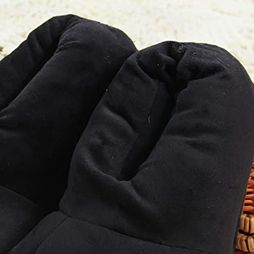 Animal paws plush cotton slippers men and women universal soft paws home cotton shoes4