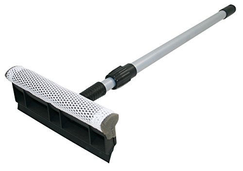 Carrand 9046 8" Squeegee with 36" Steel Extendable Handle, Gray