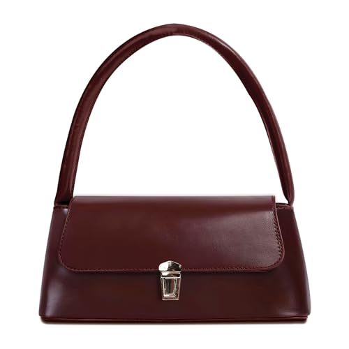 La mejor selección de Mujer Elegante los 5 más buscados. 45 NACOOL Bolso Bandolera para Mujer,Bolso elegante, bolso de hombro ligero impermeable, bolso de mano retro, bolso de estilo con cierre de hebilla lindo de cuero PU. (marron oscuro)