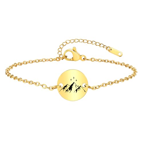 Image of Inspired Charm Bracelet, City of Starlight Merch Book Lover Gifts, Reader's Love Fan Birthday Gift