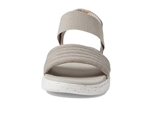 Summer Skipper - Optical Chill. Vegan washed canvas sandal with plush foam.