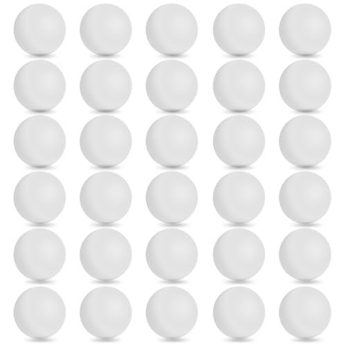 Image of D-Xam Ping Pong Balls Orange or White ABS 1 Star 40mm Official Size High Bounce Professional 50, 30 Pack Table Tennis Ball for Training & Practice - Durable High Performance