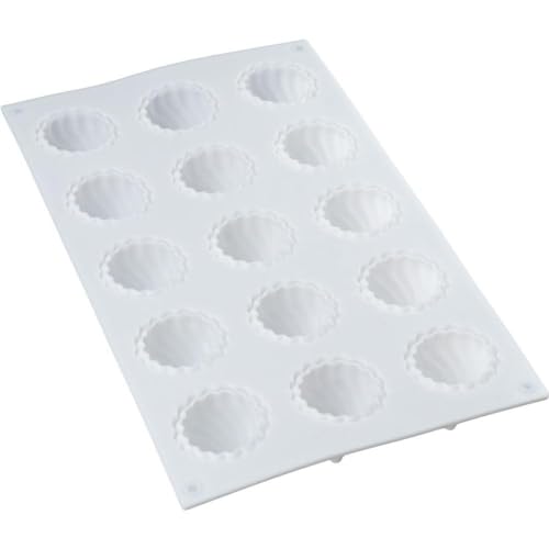 hobbyme 15 moldes pequeños de mousse de remolino, molde de silicona para tartas, moldes de silicona de chocolate, moldes de mousse ciclón, moldes tridimensionales de cebolla, blanco, 11.8 x 6.8