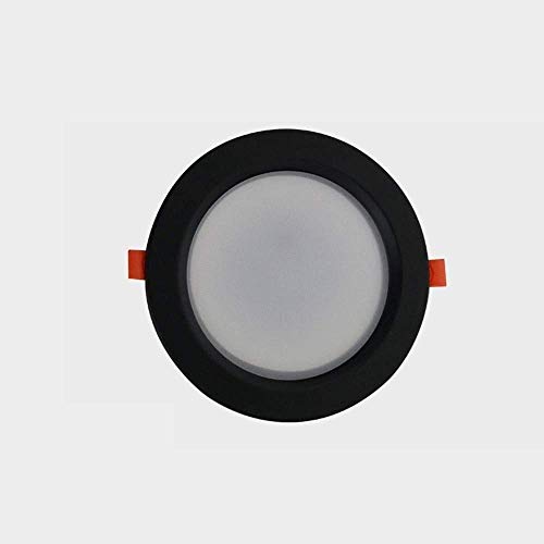 Spot LED étanche IP44 anti humidité pour plafond cuisine et salon noir