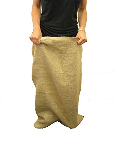 LA Linen Burlap Potato Sacks 23x40, Pack 4