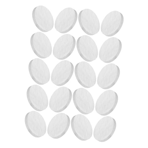 MOBUTOFU 20pcs Ceramic Wool Core Fire Pit Wool Wick Tabletop Fire Bowl Wick for Tabletop Fireplace Fuel Core Extend Burning