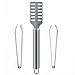 Price comparison product image ZHIYE Fish Scale Remover, Stainless Steel Grip Handle Fish Scale Scraper with 2 Fish Bone Remover Tweezers for Fish Bone and Scales Remover