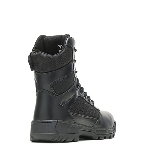 Bates Bota militar feminina Tactical Sport 2 com zíper lateral alto, Preto, 35