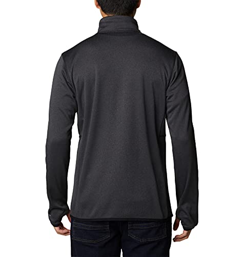 Columbia Men's Park View Fleece Half Zip, Black Heather, Medium2