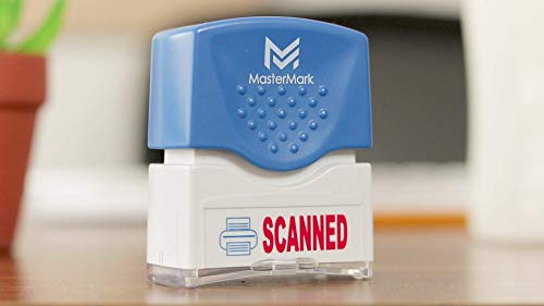 MasterMark Premium 2-Color Pre-Inked Office Stamp (Scanned)