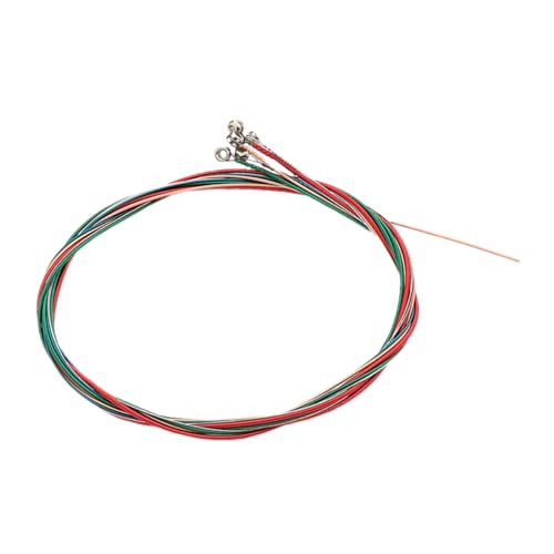 BESPORTBLE 6Pcs Strings Durable Folk Guitar Strings Kit Acoustic Guitar Strings Sound and Rich Resonance Strong and