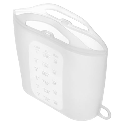 Milisten Bolsa De Almacenamiento De Silicona Bolsas Para Hervir Mariscos Bolsa De Vapor Para Microondas Contenedor De Almacenamiento De Alimentos Silicona De Grado Alimenticio