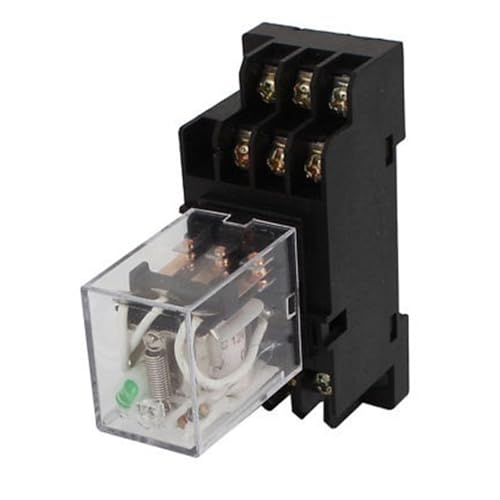 Relé electromagnético DPDT 12V soluciona fallos de diagnóstico con su LED verde