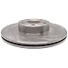 ACDelco 18A2328A Advantage Non-Coated Front Disc Brake Rotor