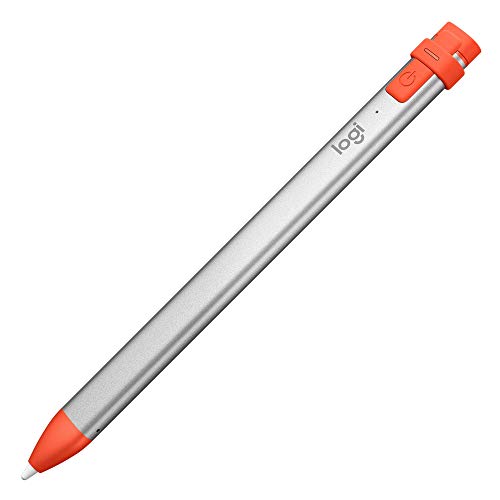 Logitech Crayon Digital Pencil for iPad Pro 12.9-Inch (3rd Gen), iPad Pro 11-Inch, iPad (7th Gen), iPad (6th (Gen), iPad Air (3rd Gen), iPad Mini 5, iOS 12.2 and Above  (Orange) (Renewed)