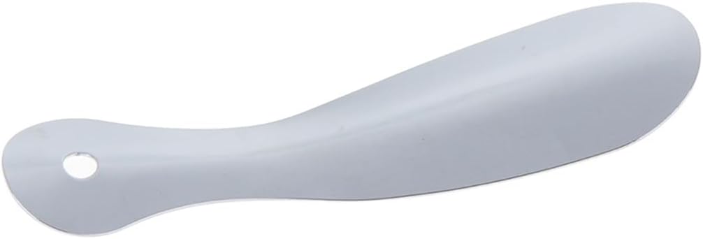 2PCS 19 * 5cm Professional Shoehorn Practical Metal Silver Tone Shoe Horn Lifter Stainless Steel