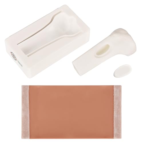 Image of Intraosseous (IO) Access Trainer with Skin Pad, Adult Intraosseous (IO) Tibia Trainer, Tibial IO Bone for Medical Education