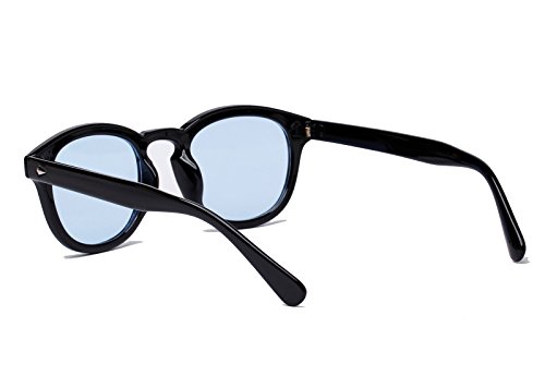 Image of Bestum Retro Inspired Sunglasses With Rivets Tinted Lens UV400