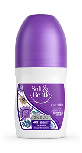 Soft & Gentle Orchid Desire Anti-Perspirant Roll On Deodorant 50ml