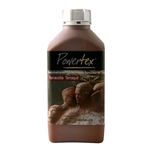 Powertex Solidifiant Tissu 500 G – Terre Cuite (Terracotta) – Medium Écologique Pour Sculptures Et Créations Artistiques