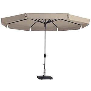 Parasol Rond Ecru Madison Syros 350 cm